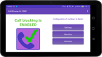 Call Blocker XL for Android - screenshot n. 1 - tablet